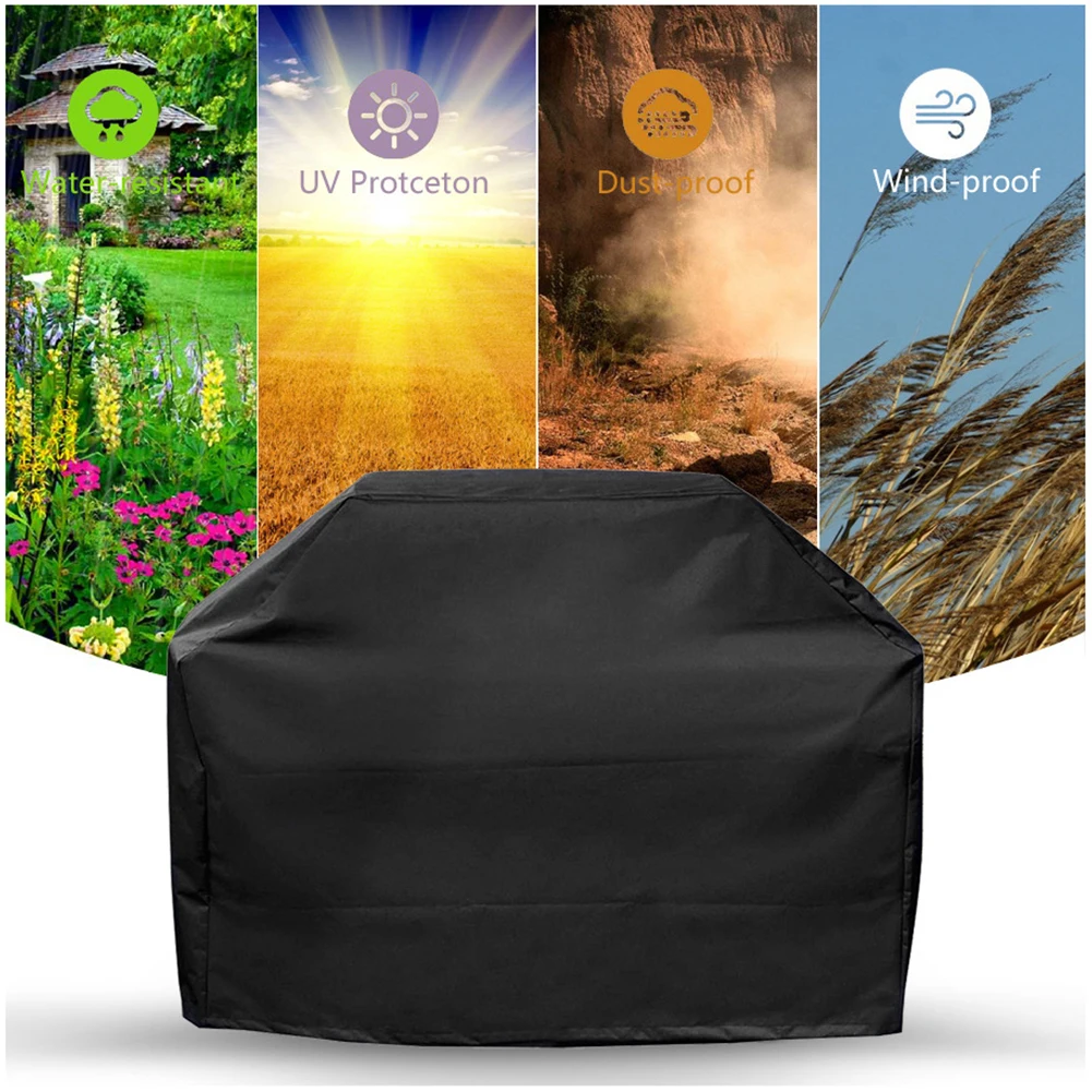 

Barbecue Covers Weber Heavy Duty Outdoor Barbecue Cover Durable Waterproof Anti-Dust Weather Resistant Square Rain Protective