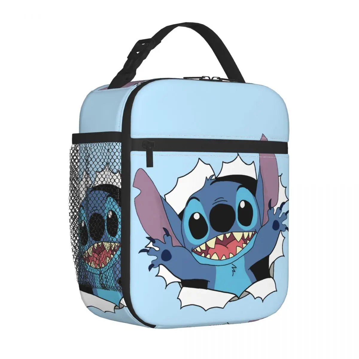 Large Food Bags Hello Large Capacity Disney Lilo & Stitch Film Travel Lunch Food Box For Girls