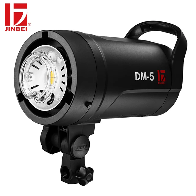 

JINBEI DM-5 500Ws GN72 Lighting Head 110V 220V Wireless Remote Control Portable Studio Flash Compact Photography Strobe Light