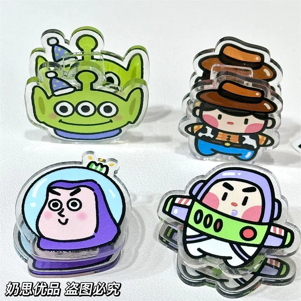 

Toy Story Acrylic PP Clip Cartoon Anime Memo Clip Multifunctional Test Paper Folder File Folder Cute and Fun Gift for Friends