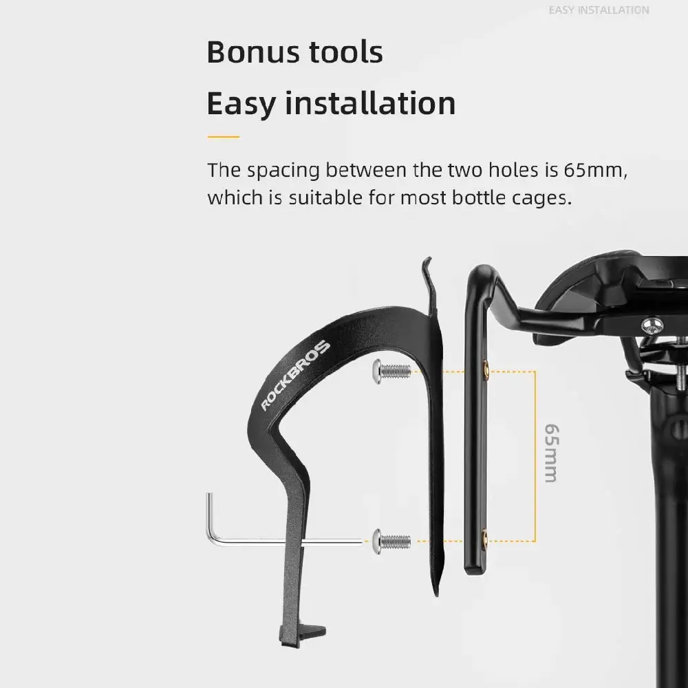 ROCKBROS Fahrrad-Sattelverlängerungshalterung aus Aluminiumlegierung, Stabiler Halter für Fahrradtaschen, Erweiterter Gepäckträger – Detail 9