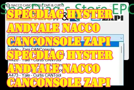 

SpecDiag HYSTER andYALE NACCO CANCONSOLE ZAPI
