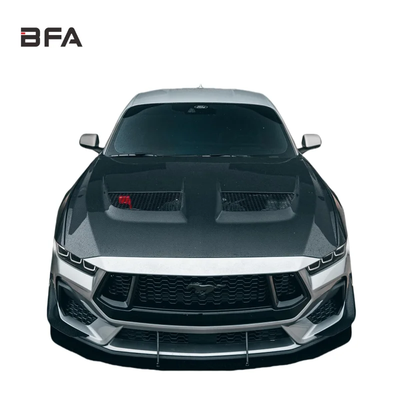 

GTD Style Carbon Fiber Engine Hood Is Suitable for 2024 - 2025 Ford Mustang Models