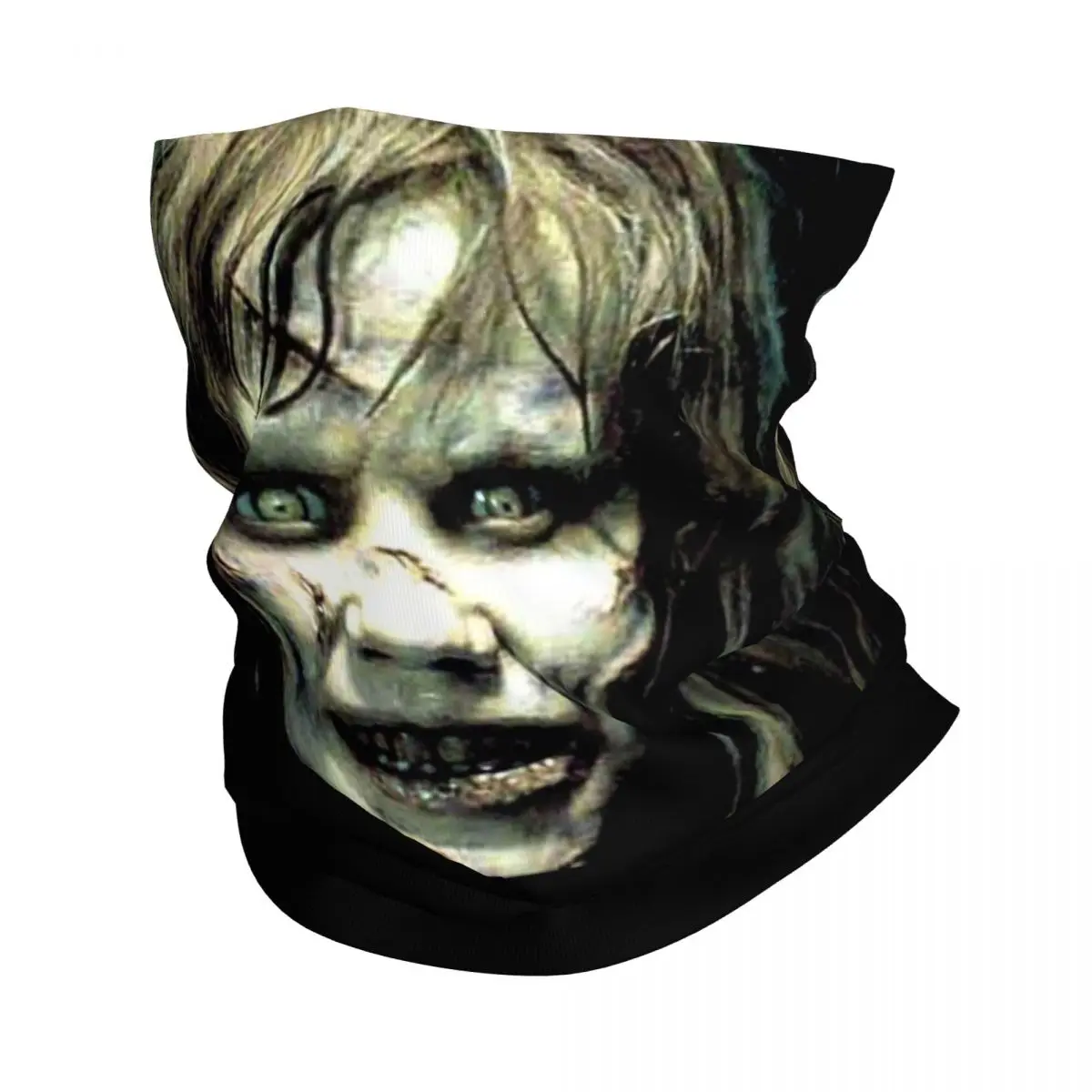 The Exorcist Horror Movie Bandana Neck Gaiter Printed Mask Scarf Multifunction Headwear Outdoor Sports For Men Women Winter