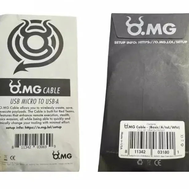 

Инструмент безопасности линии передачи HAK5 O.MG Базовая версия для мобильных устройств