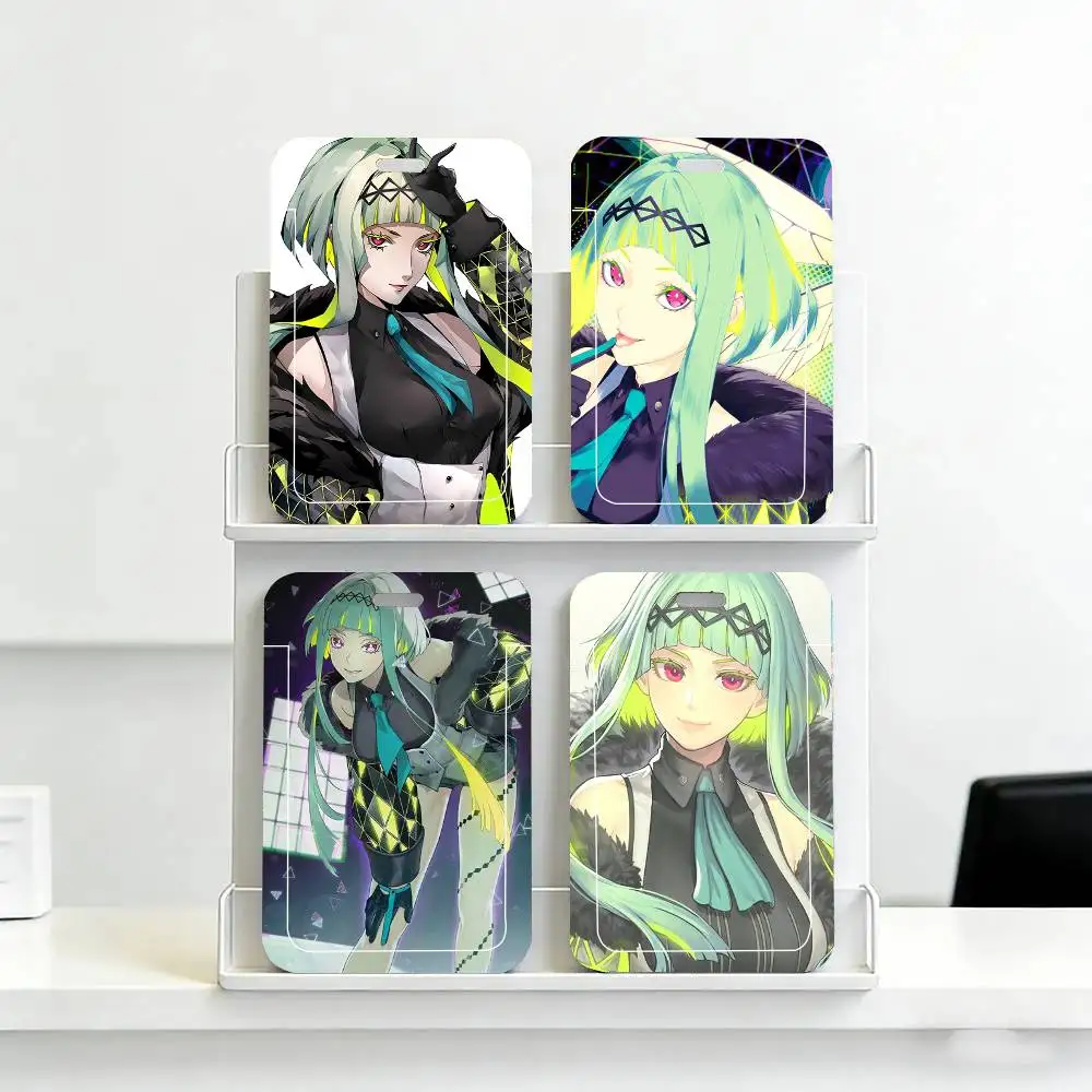 Ringo Animated Game Soul H-Hackers 2 Black Lanyard Card Holders Student Meal Cards And Campus Ids School