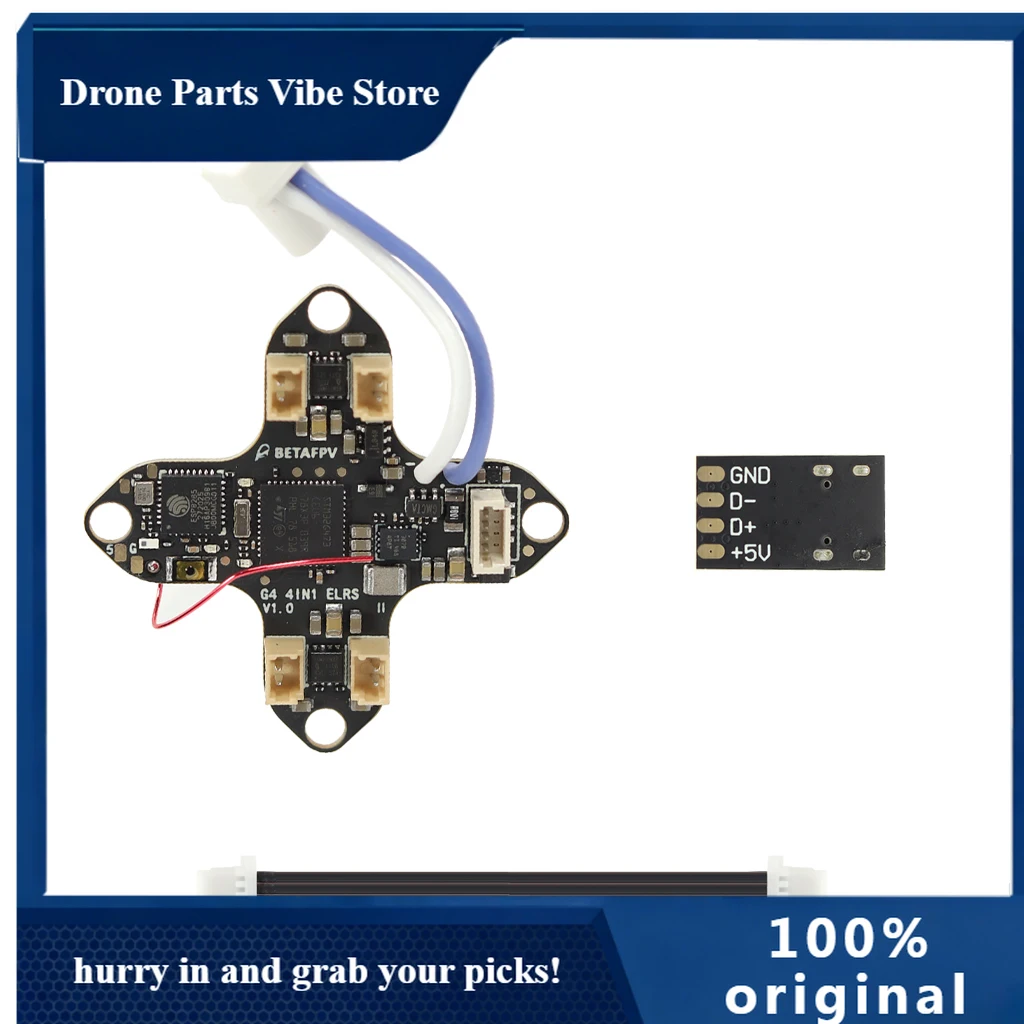 

APBETAFPV Matrix 1S Brushed Flight Controller G4 4 IN1 HD V1.1 With ELRS 2.4G Receiver for Meteor75 Pro O4 FPV Drone