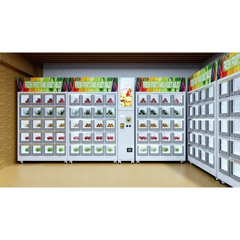 China Flower Vending Machine Shopping Mall Widely Application Fruit and Fresh Flower Vending Machine Retail Items Manufacturer