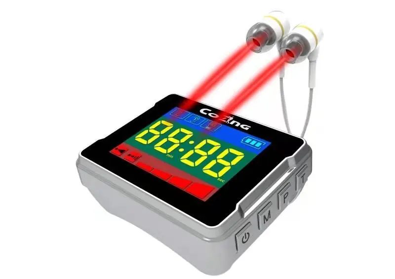 Christmas Gift New Watch Laser Acupuncture Rhinitis Therapy Diabetics Laser Watch Treatment Diabetes High Blood Pressure