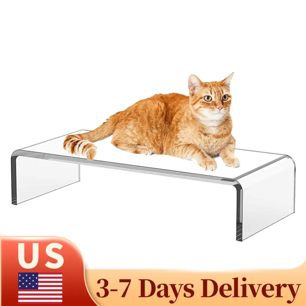 Acrylic Monitor Stand Laptop Stand Riser Desk Computer Stand Laptop/PC/Multimedia Monitor Stand for Home Office