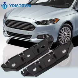 1 Pair Car Front Bumper Holder Bracket Left Right Set DS7Z17C947A DS7Z17C947B For Ford Fusion 2013 2014 2015 2016