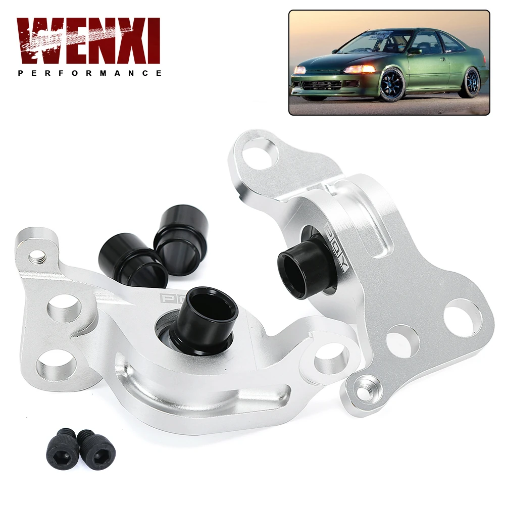 Spherical Compliance Bracket For 92-95 Honda EG Type Civic 1.6L 94-01 Acura Integra 1.8L