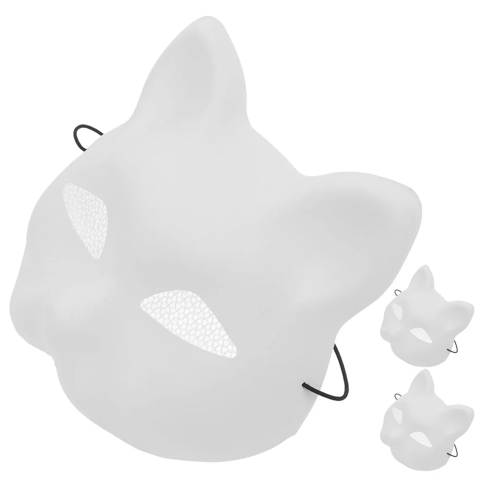 Маска для рисования, маскарадная маска для женщин, кошачья основа, Therian Masks Animal Therain, сделай сам, лицо, ночной клуб