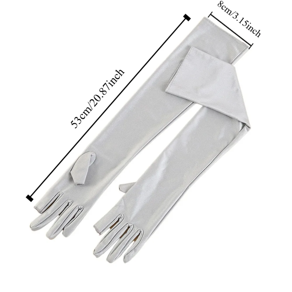 Guantes con mangas de seda de hielo Anti-UV, protección solar, guantes de manga larga, funda de protección solar, aislamiento UV, cubiertas para brazos, guantes de ciclismo