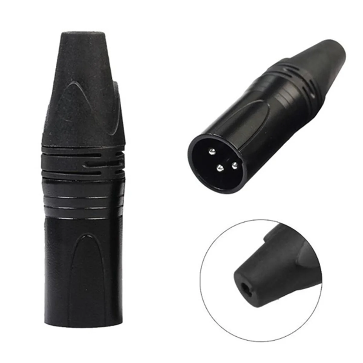 

Y02A10pcs DIY 3Pin XLR Adapter Socket XLR Aviation Connector Welding Head Microphone Cable Connector( Female)