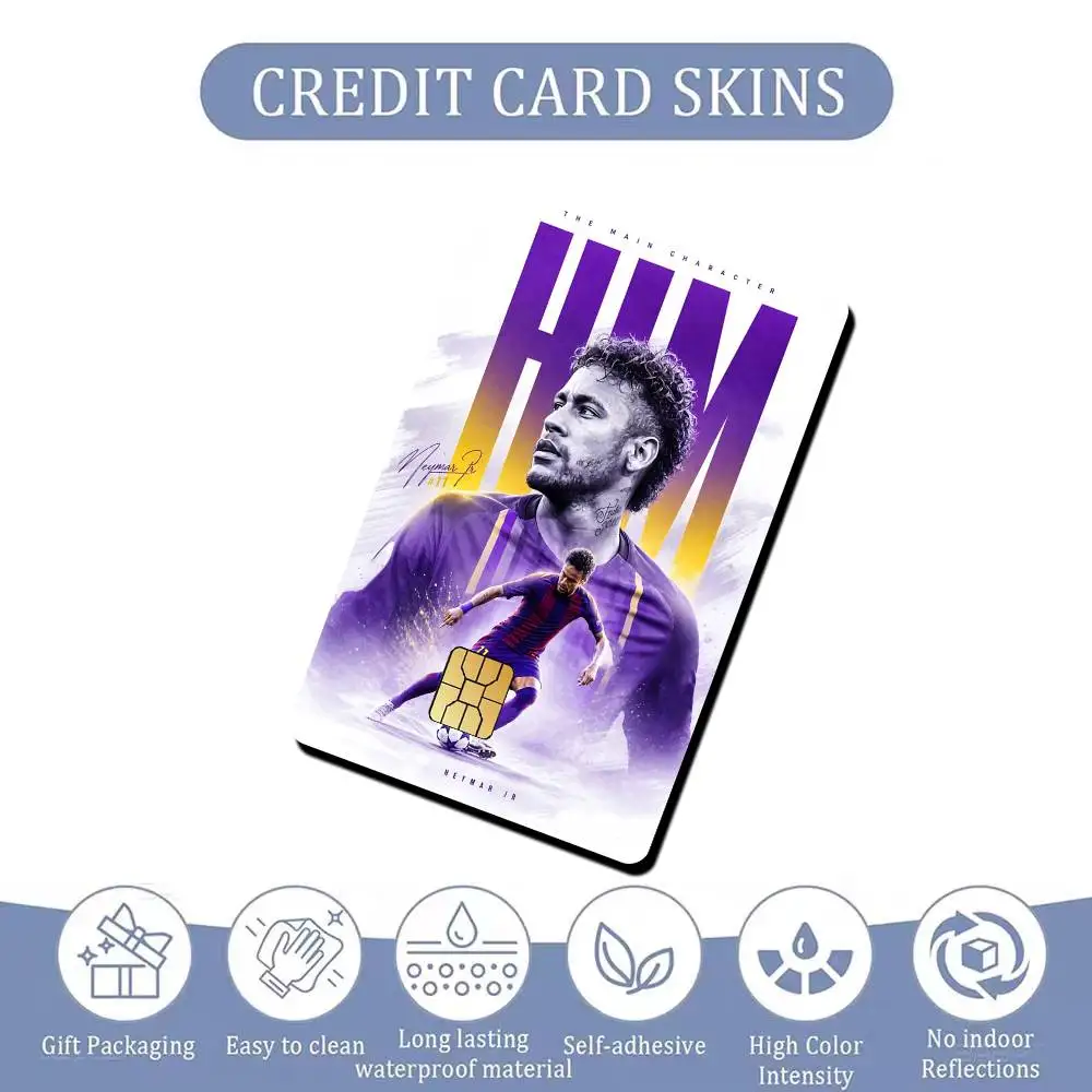 One Last Dance N-Neymar-Jr Card Stickers for Bank Access Protective Waterproof Film Cover Sticker
