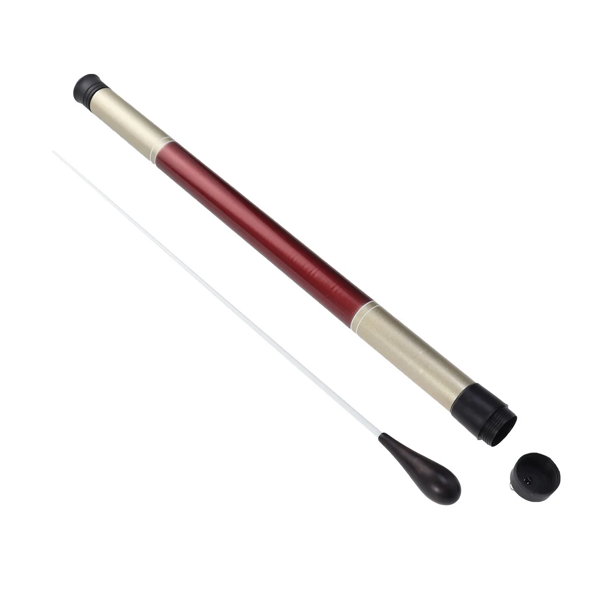 قطعتان من عصا الخشب خفيفة الوزن ومريحة لموسيقى الأوركسترا، موصل هدية مثالية، أداة طالب المعلم