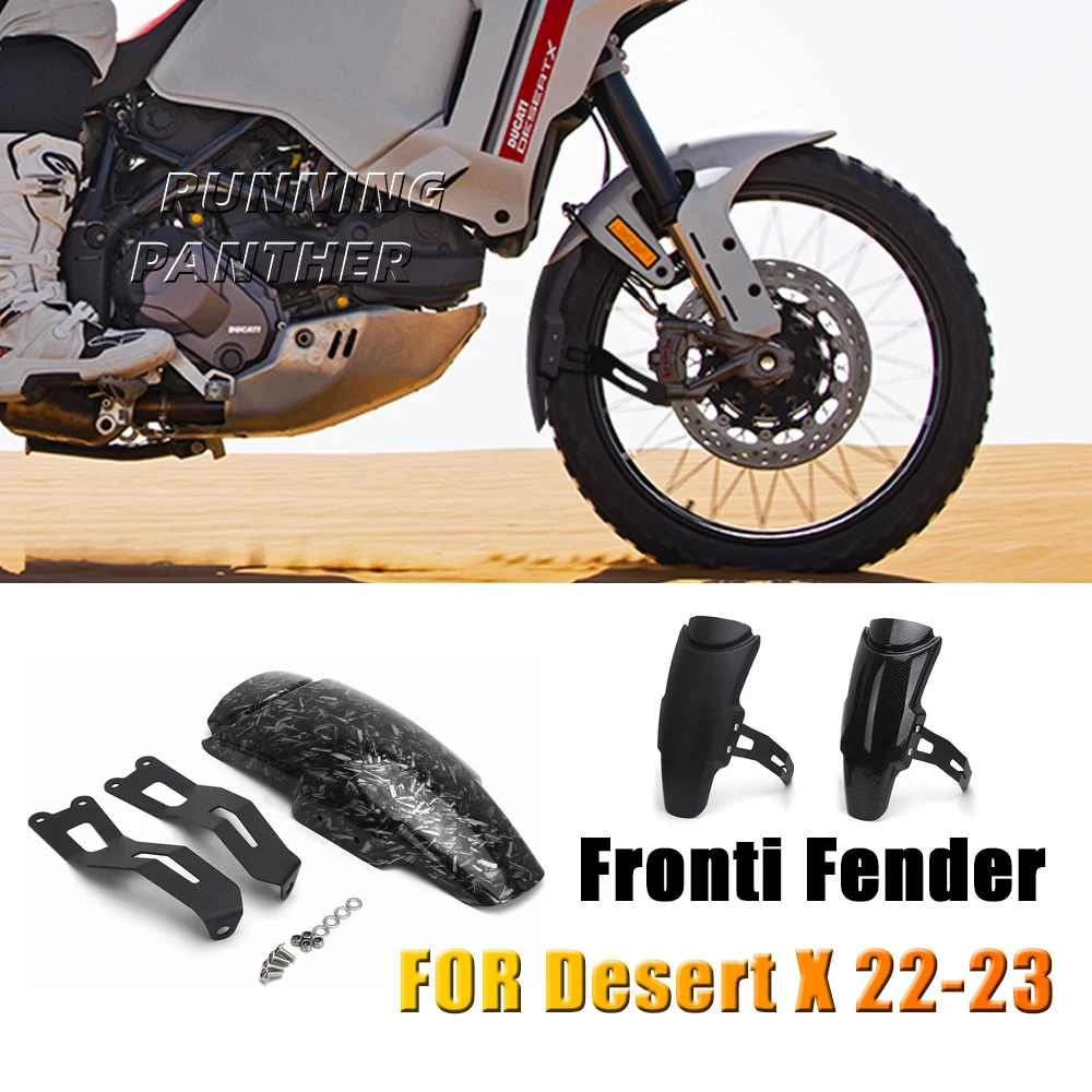 

New For Ducati Desert X DesertX DESERT X 2022 2023 2025 Motorcycle Accessories Front Fender Mudguard Extender Extension 3 colors