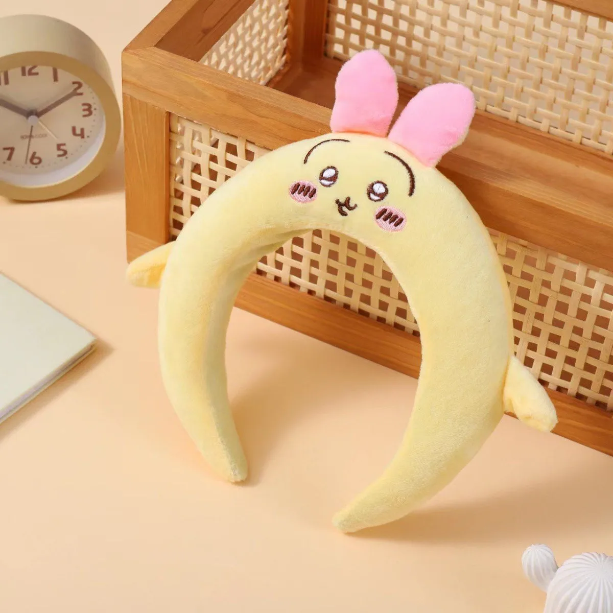 Usagi Cute Hairband Hachiware Headband Grab Bangs Pull Out Hair Anime Chiikawa Velvet Kawaii Cartoon Hairband