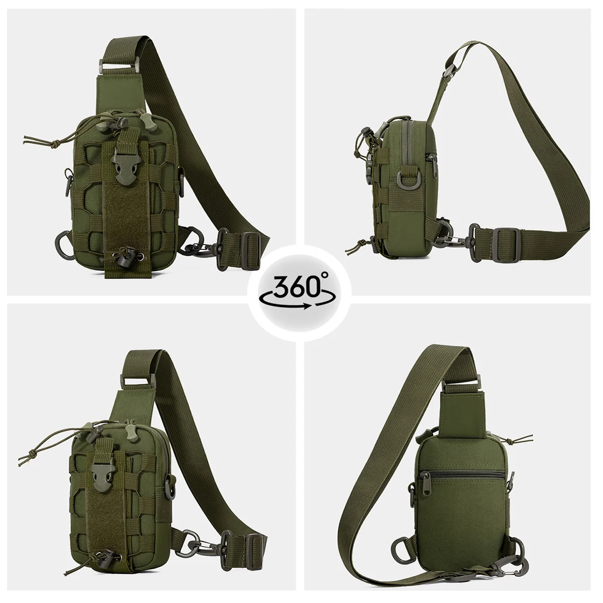 Bolsa para Garrafa de Água, Bolsa Transversal para Garrafa de Água, Capa Protetora Multifuncional para Copo, Bolsa de Peito Profissional para Camping e Atividades ao Ar Livre