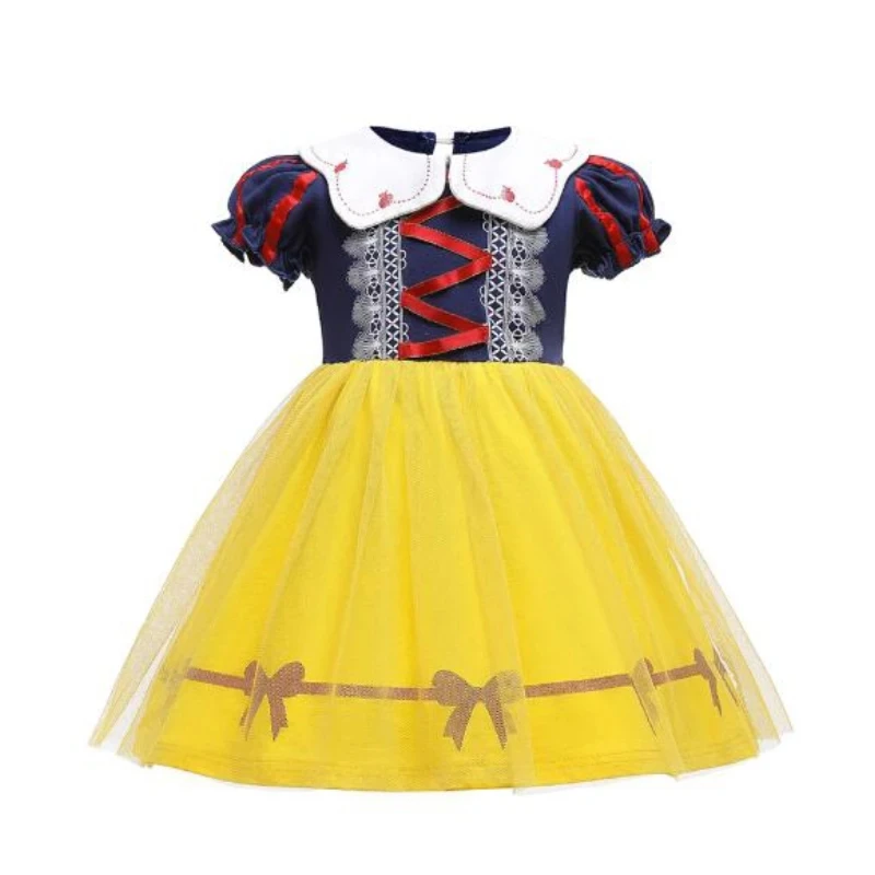 Dress Girl's Birthday Party Princess Dresses 1-7 Years Old Christmas Halloween Gathering Performance Fashion Children's Clothing