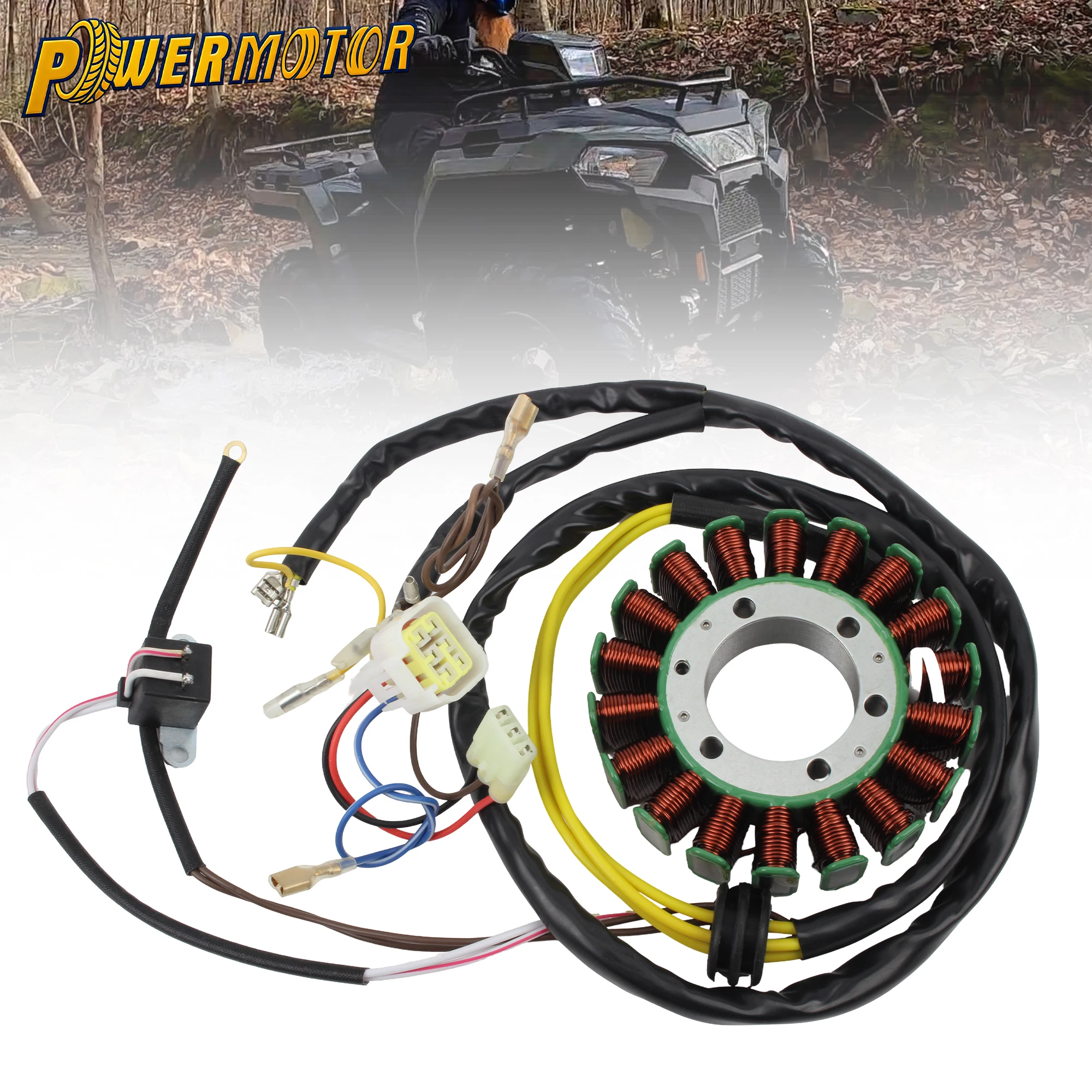 

ATV UTV Magneto Stator Replacement for Polaris Sportsman 400 500 4x4 6x6 HO Scrambler 500 2x4 4x4 Ranger 400 Hawkeye 400 ATP 500