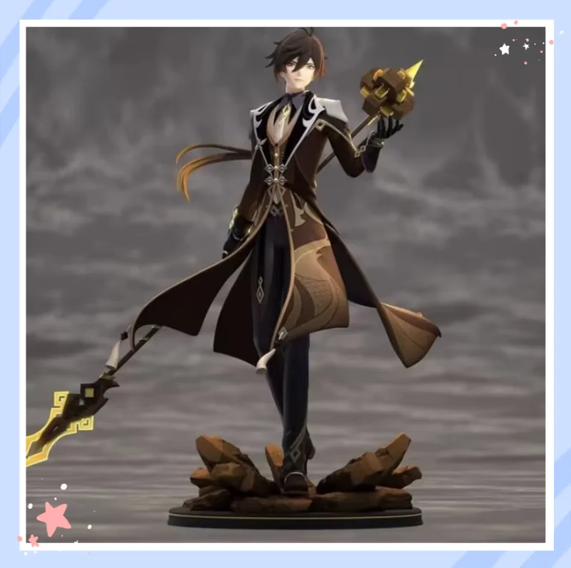 

Официальная фигурка Genshin Impact: Чжунли, Ганью – аниме-модель, игрушка, украшение для автомобиля и рабочего стола, подарок на день рождения для мальчиков