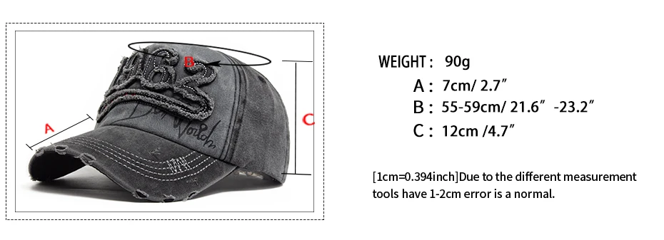 Mode Vintage gewaschene Baumwolle Baseball Cap Männer Digit 1962, Stickerei Snapback Frühling Herbst Frauen Hut Visier Hip Hop Caps – Detail 3