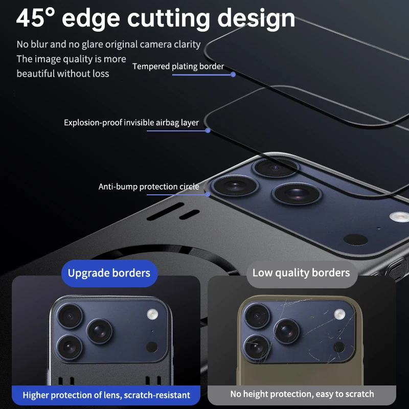 تصفيح تبديد الحرارة Magsafe المغناطيسي شحن لاسلكي جراب هاتف آيفون 17 برو ماكس 15 14 12 13 16 برو ماكس الغطاء الخلفي #4