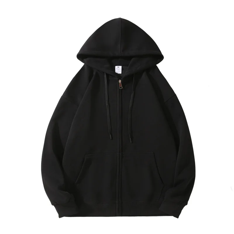 New trendy hoodie with plush print on the back and hooded sweatshirt