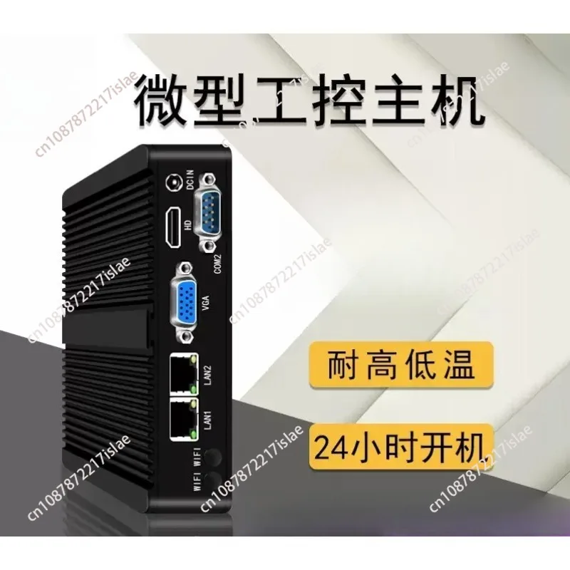 mini-pc-industriel-sans-ventilateur-quad-core-faible-consommation-j1900-j4125-j6412-n100-micro-ordinateur-hote-double-ports-ethernet