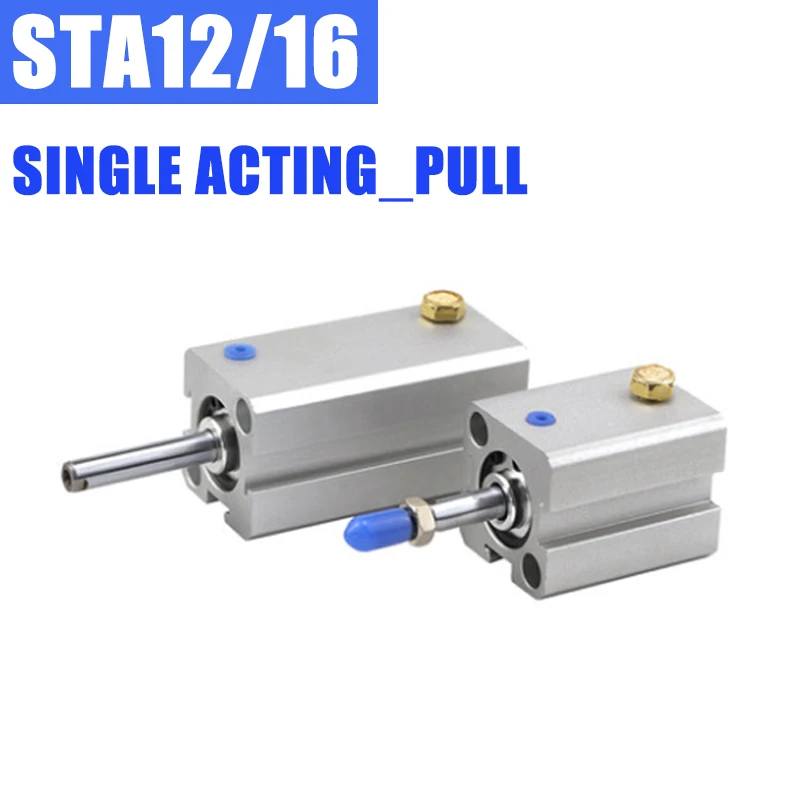 High Quality STA12 STA16 Cylinder Single-Acting Cylinder Spring Pressed Out STA16X5/10/15/20/25/30/35/40/45/50