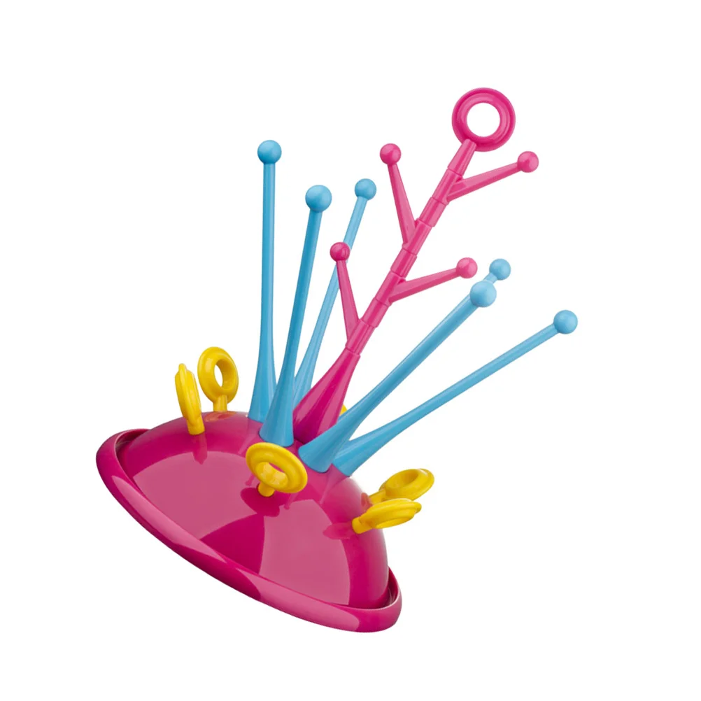 

1 шт., сушилка для детских бутылочек, органайзер для хранения на столешнице, термостойкая полипропиленовая подставка для сушки с несколькими вилками, держатель