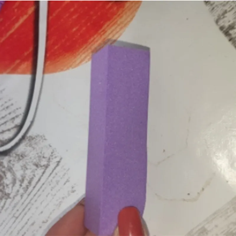 2022 NEW Fashion Purple 23*23mm Buffer Buffing Sanding Art Nail Files Block Acrylic Nail Art Tips Manicure Tools