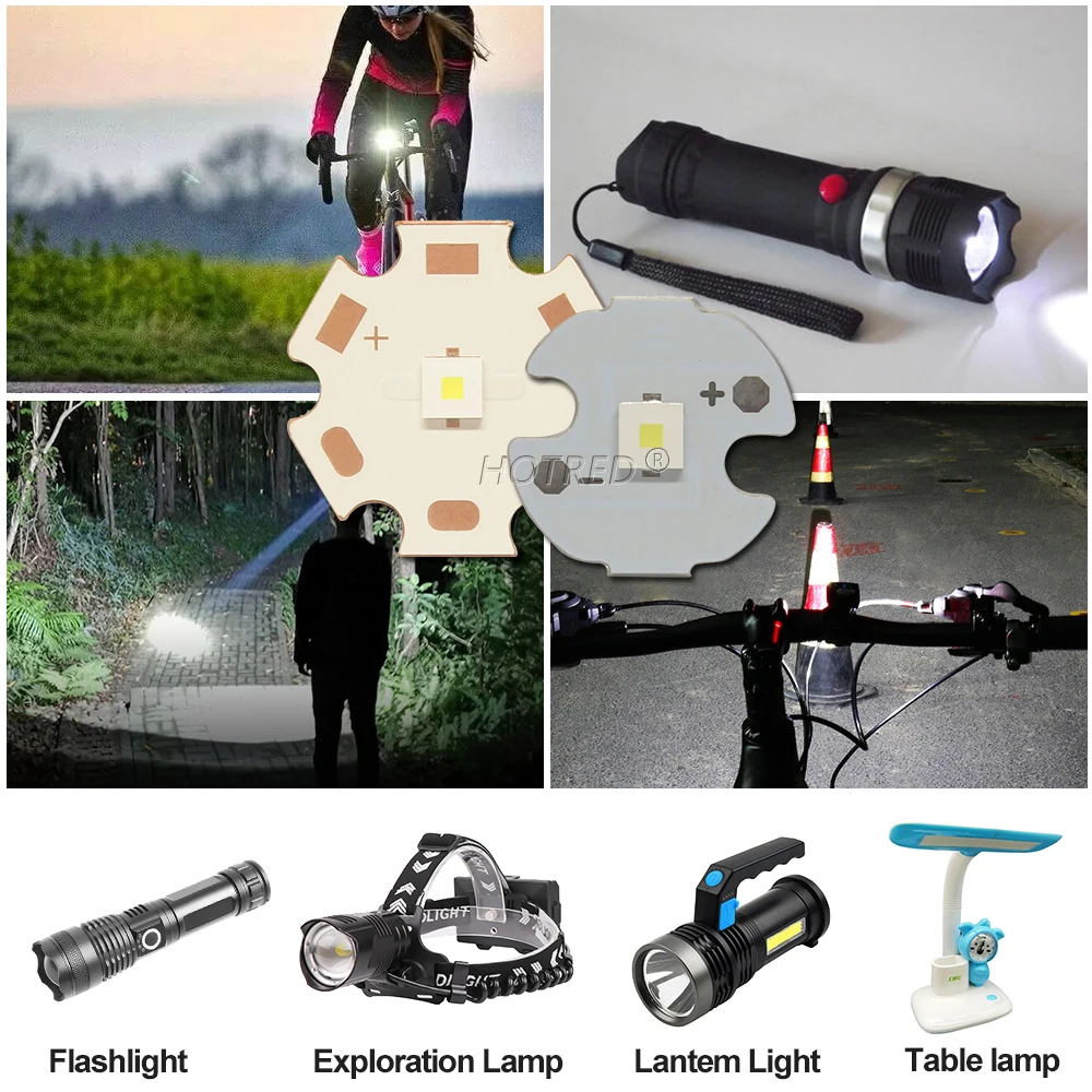 High Power LED 10W XPL-HI 3535 Chip Beads Cold White 6500K 900lm Diode DIY Flashlight Source Headlamp Fishing Lamp Accessory