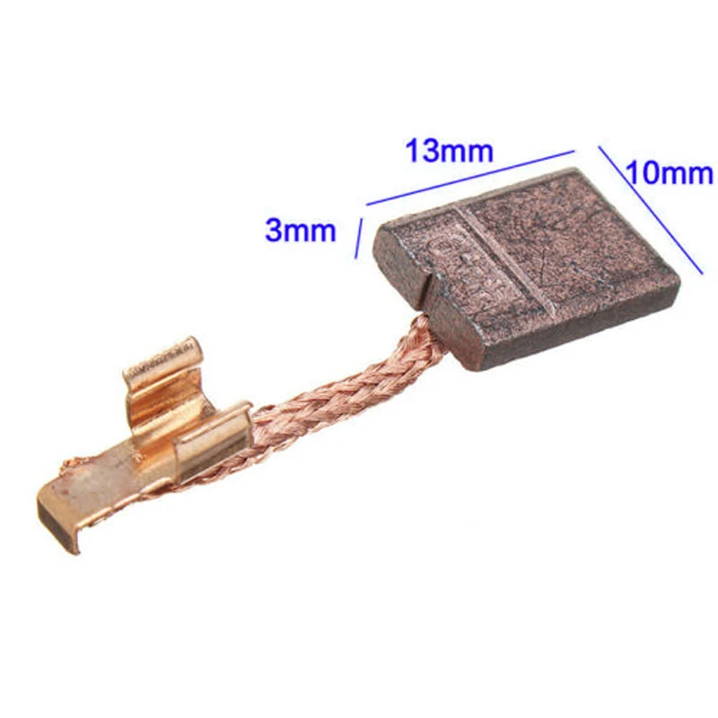 

2/10Pcs Carbon Brushes For DTD146 DHP456 DHP458 BDF446 BHP454 BHP456 Vcauum Cleaner Motor kit 13x10x3mm Replacement Accessories