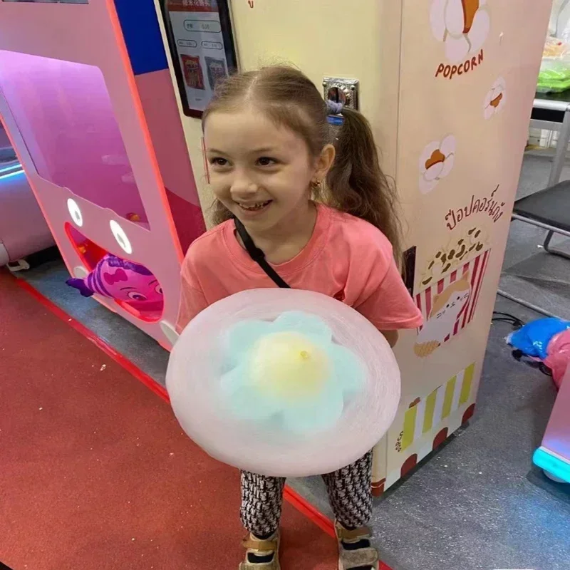 Customized Cotton Candy Machine Pizza Ice Cream Machine Automatic Vending Cotton Candy Machine For Small Businesses