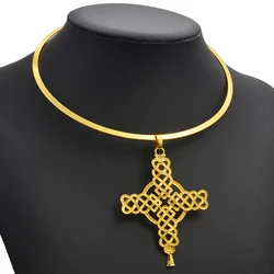 Annio Ethiopian Cross Pendant Necklaces African Jewelry Eritrean Habesha Wedding #335906