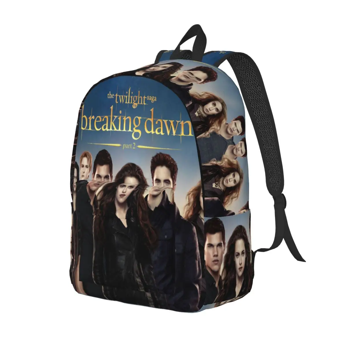 Twilight Backpack for Boy Girl Kids Student School Bookbag Movie Edward Bella Jacob Black Daypack Preschool Kindergarten Bag