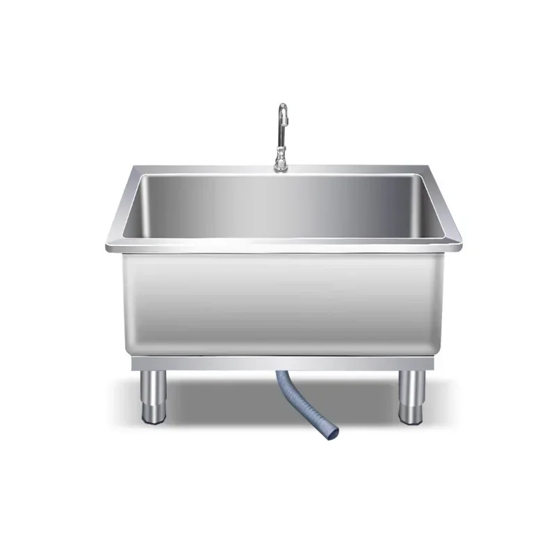 Mop Pool, Stainless Steel Pier Cloth Pool, Hand Wash Basin, 304 Household Wash, Mop Basin, Unit School Sink Sink