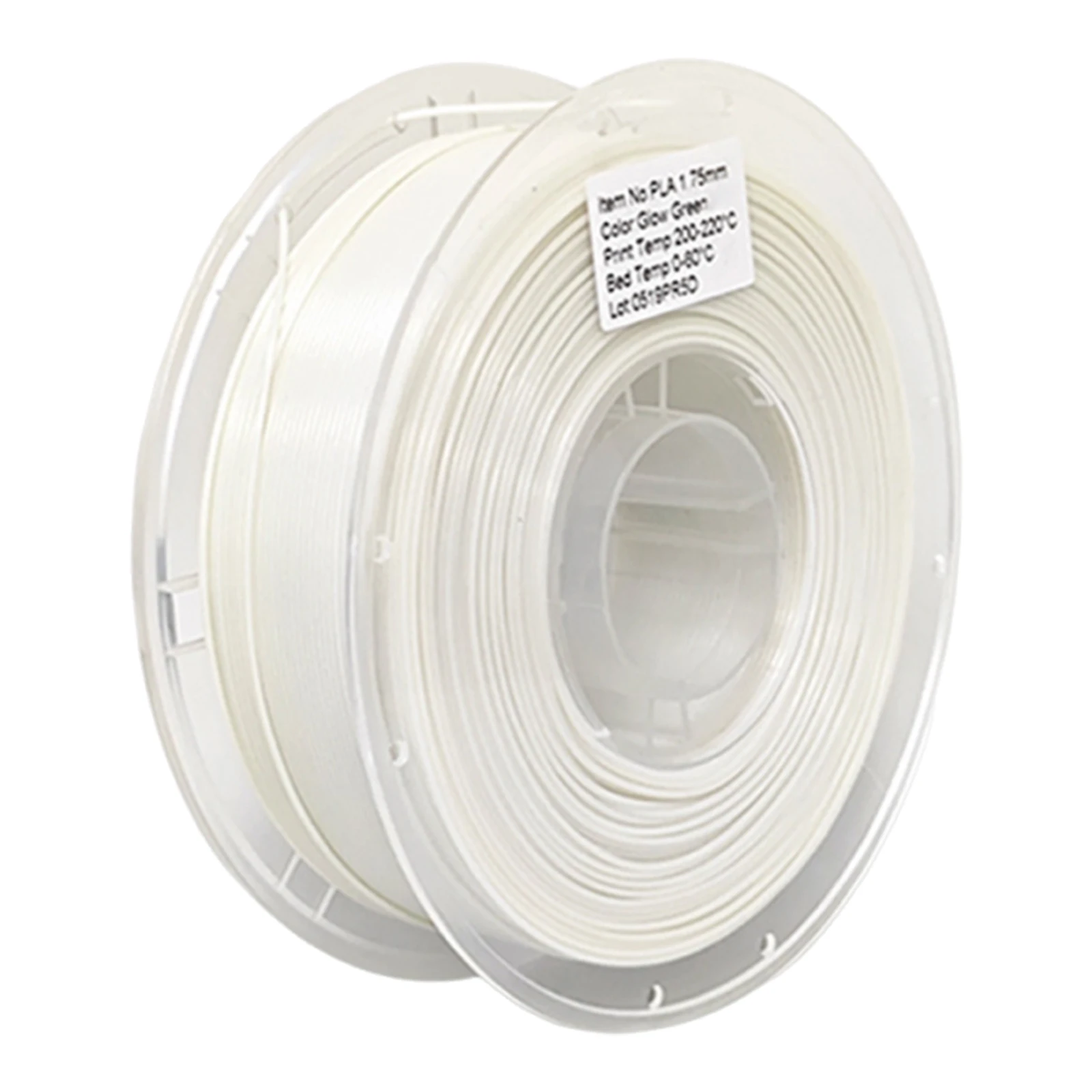 1.75mm 어둠 속에서 빛나는 PLA 3D 프린팅 필라멘트 1KG/2.2lb 3D 프린터 소모품 대부분의 3D 프린터용 3D 프린팅 재료