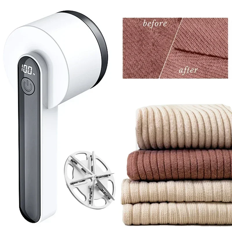 

Fabric Shaver Lint Remover Battery Operated Portable Fabric Shaver Lint Shaver Defuzzer Sweater Shaver for Clothes Furniture