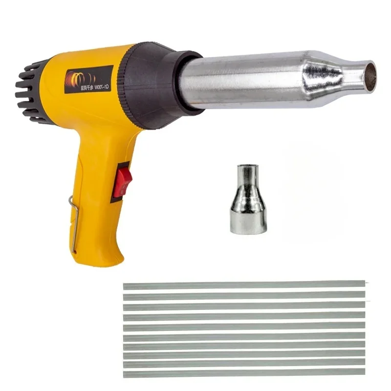 Plastic Lassen Heteluchtpistool Kit Föhn Voor Solderen Plastic Temperatuur Verstelbare Auto Bumper Reparatie Tool Heat Gun