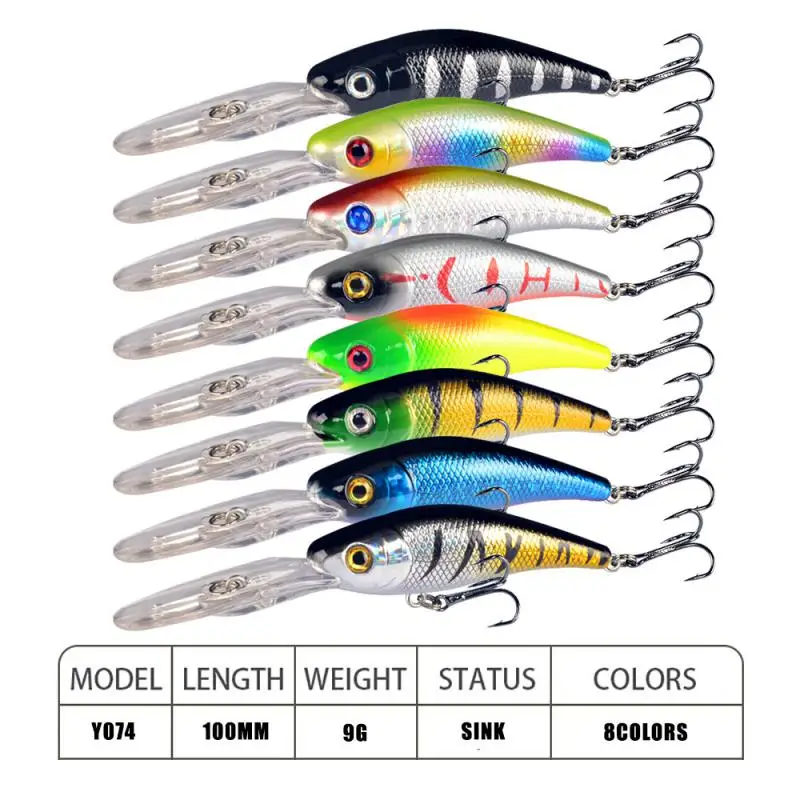 Pike Lures Deep Diving Ability Versatile Innovative Design Trending Premium Quality Popular Precise Casting Water Sport Long Lip