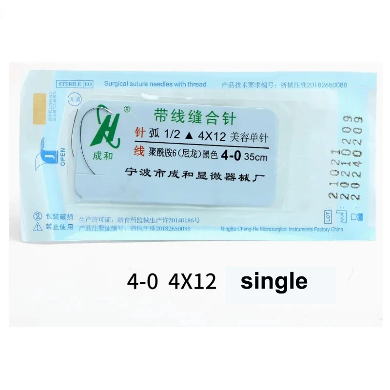 เข็มเย็บคิ้วและเปลือกตาสามเหลี่ยม 10 ชิ้น, เข็มมุมนาโนไม่แผลเป็น, เครื่องมือสําหรับการผ่าตัดรากฟันเทียมเปลือกตา