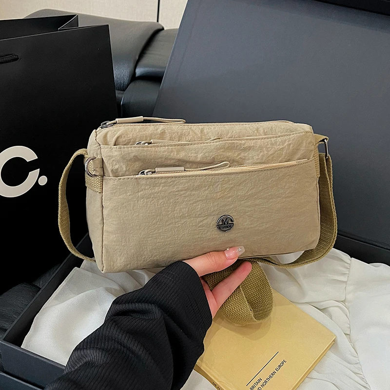 

Женская сумка через плечо — новая модная холщовая сумка через плечо, универсальная и модная, легкая и просторная, с использованием