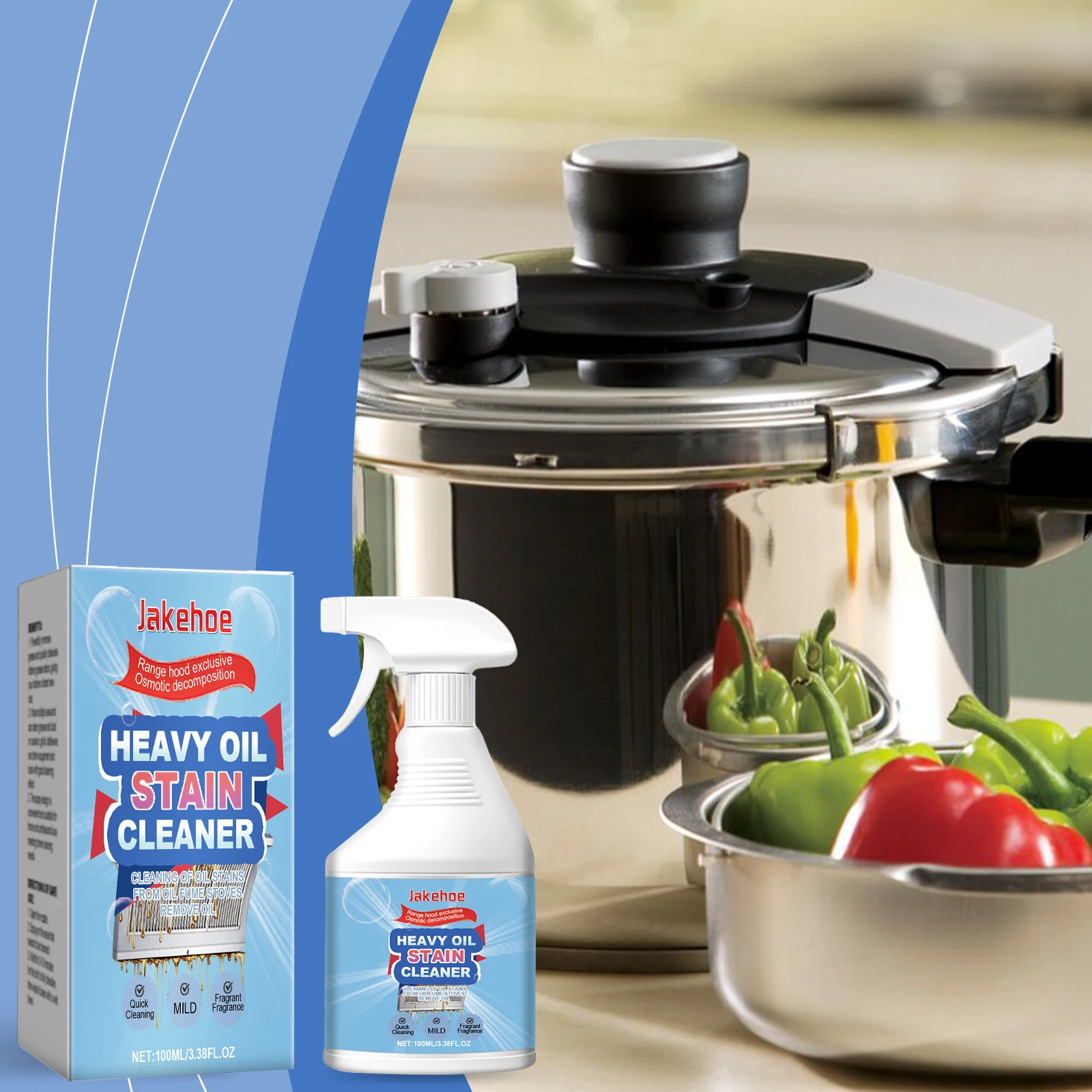 منظف الشحوم الثقيلة، غطاء المطبخ المنزلي، مزيل البقع، إزالة الشحوم، منظف متعدد الوظائف #6