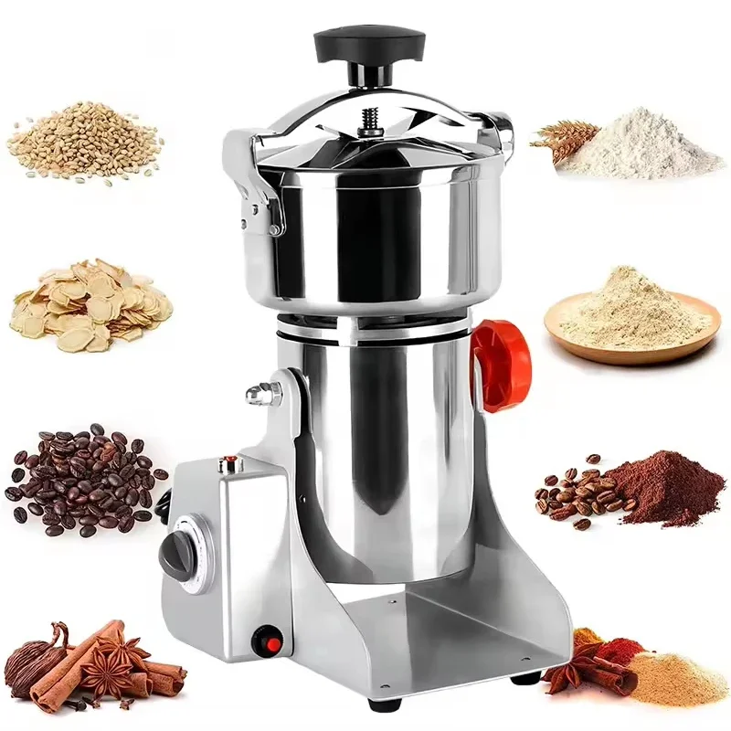 

PBOBP Electric Grain Mill Grinder 3000W Powerful Soybean Blender Cereal Crusher Food Processing Machine Commercial