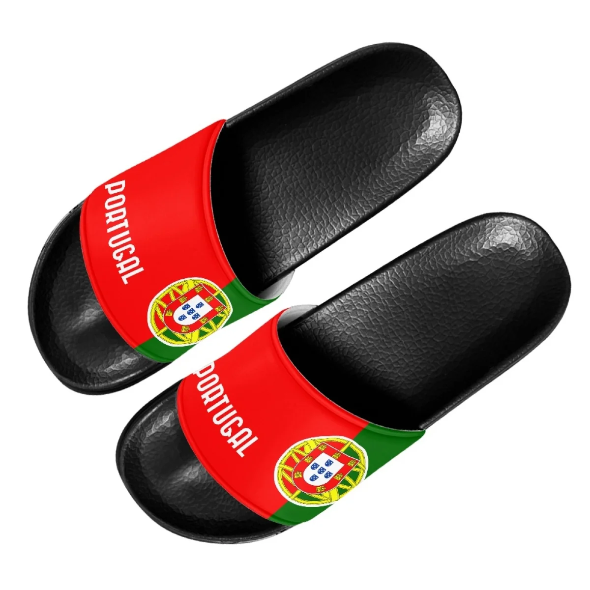 Portugal Flag Design Summer Ladies Bathroom Slippers Non-Slip Beach Women Female Slippers Indoor And Outdoor Soft Sole Sandals