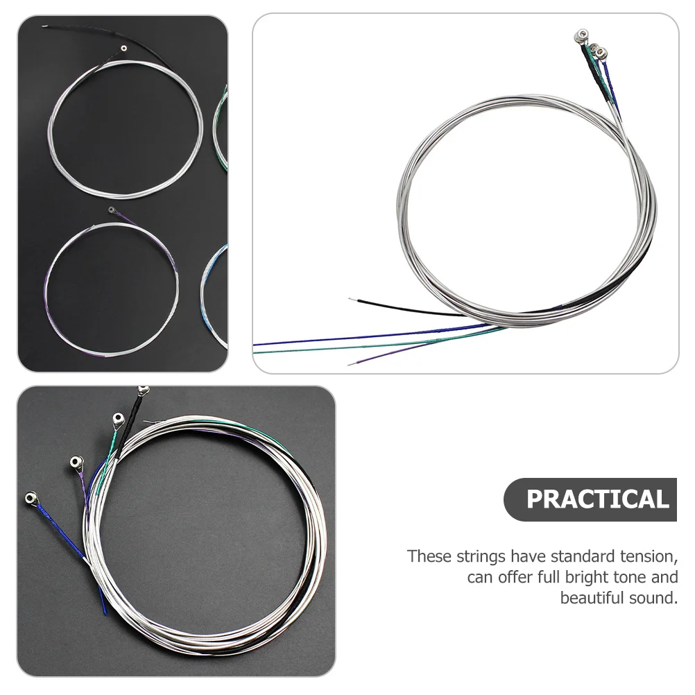 

1Set Cello String Replacements Durable Strong Easier Install Standard Tension Violoncello Accessories Cello Strings